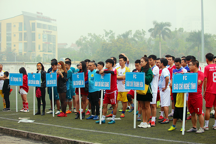 Khai mạc Giải bóng đá Báo chí các tỉnh thành lần thứ V – 2019